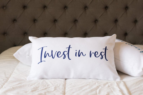 Invest In Rest Lumbar Pillow